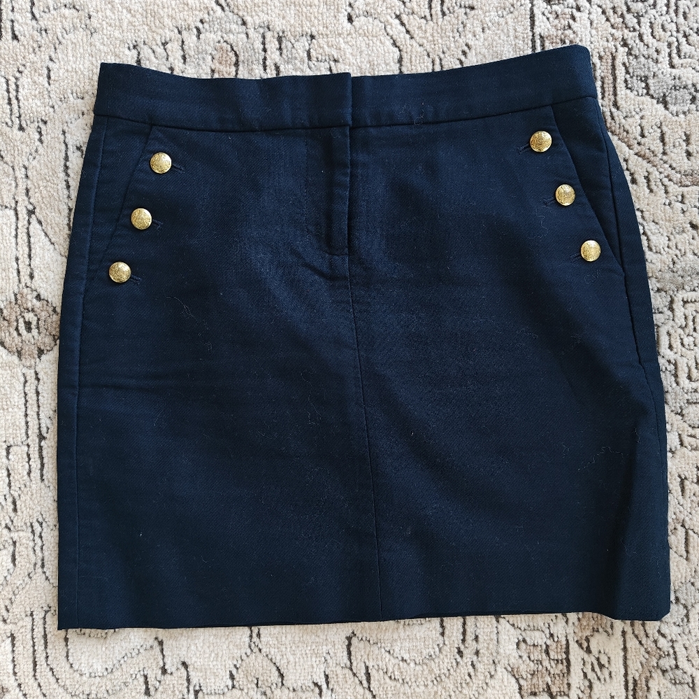 JCrew Navy Mini Skirt 00